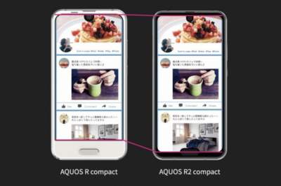 Японцы представили оригинальный смартфон с двумя вырезами