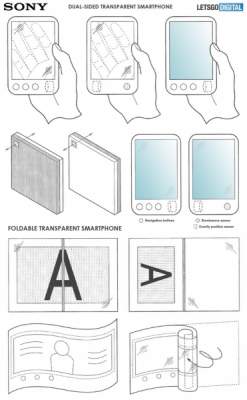 Sony изобрела прозрачный смартфон
