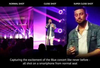 В Сети показали снимки с концерта, снятые камерой Huawei P30 Pro 