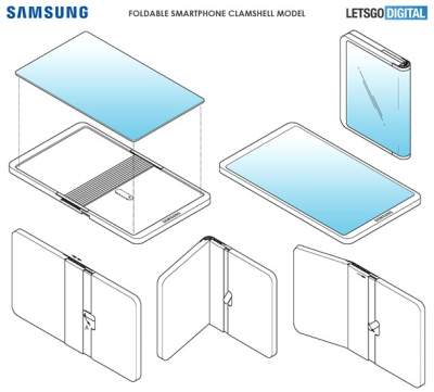 Новая «раскладушка» Samsung будет складываться экраном наружу