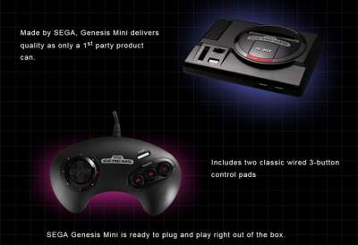 Стала известна дата старта продаж SEGA Mega Drive Mini
