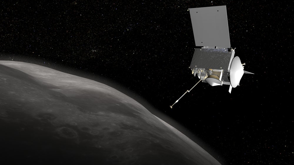 Выбраны места посадки OSIRIS-REx на астероид Бенну