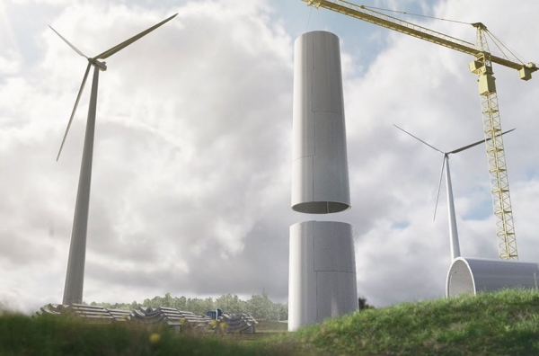 Деревянные модульные башни для ветрогенераторов удешевлят стоимость энергии ветра