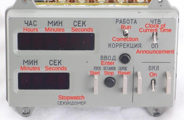 Разбираем цифровые часы с космического корабля «Союз»